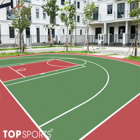 sơn sân bóng rổ cao cấp