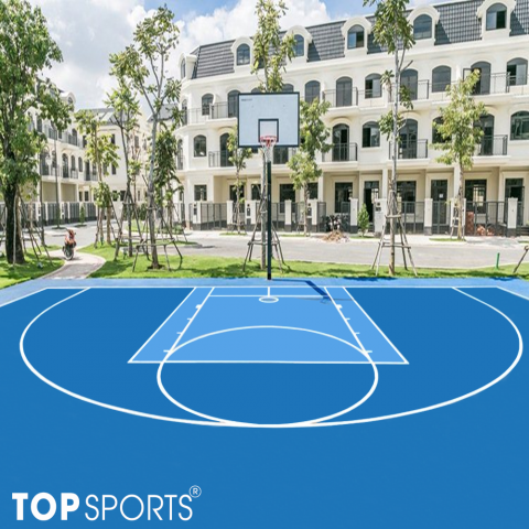 sơn sân bóng rổ chuẩn