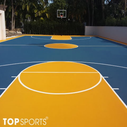 sơn sân bóng rổ giá rẻ