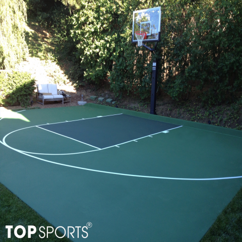 sơn sân bóng rổ tiết kiệm