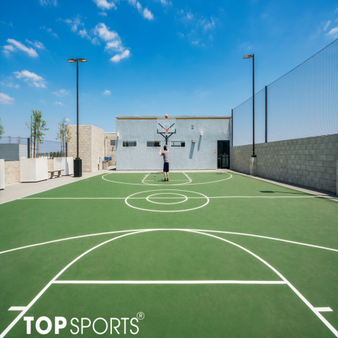 sơn sân bóng rổ 4