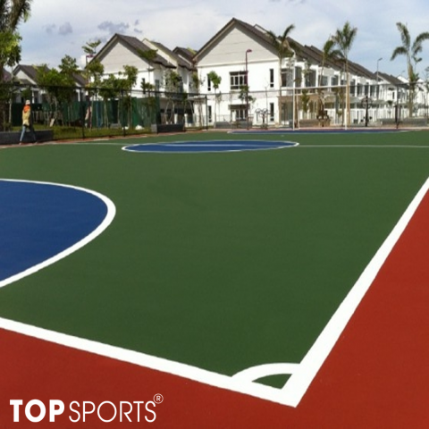 thi công sân bóng rổ cao cap