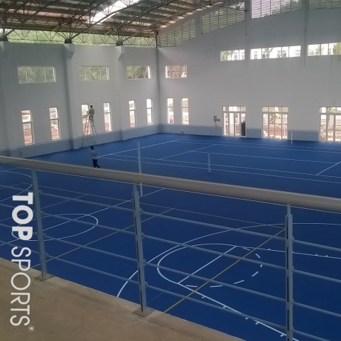 thi cong san bong chuyen 15