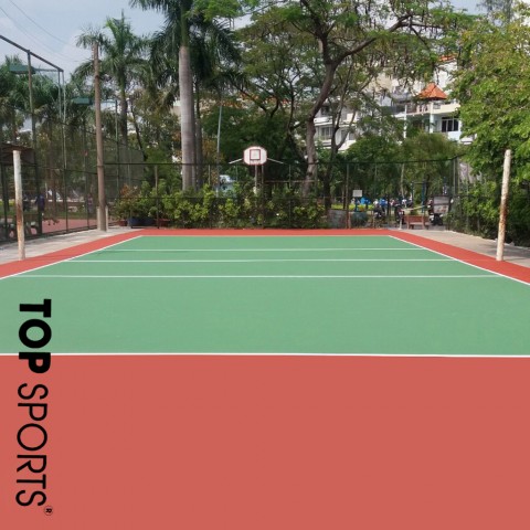 thi cong san bong chuyen 22