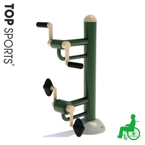 commercial outdoor gym fitness equipment for disabled
