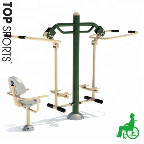 new style outdoor disabled fitness equipment for