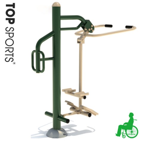 outdoor gymnastic disabled fitness equipment for used