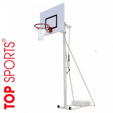 trụ bóng rổ di động điều chỉnh độ cao composite 120cm x 90cm1