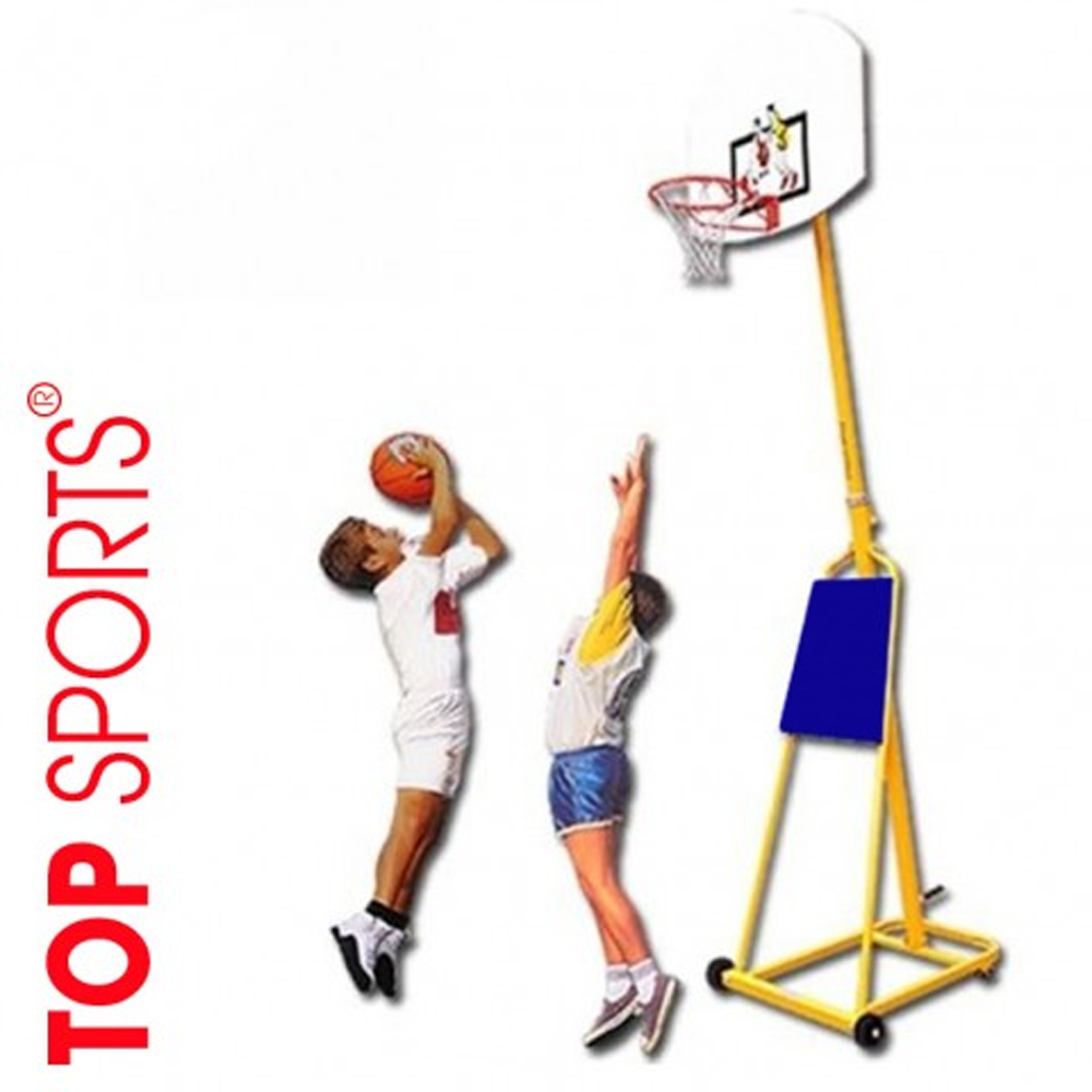 Trụ bóng rổ di động điều chỉnh độ cao | Thi công sân bóng rổ | Sơn sân bóng  rổ | Xây sân bóng rổ